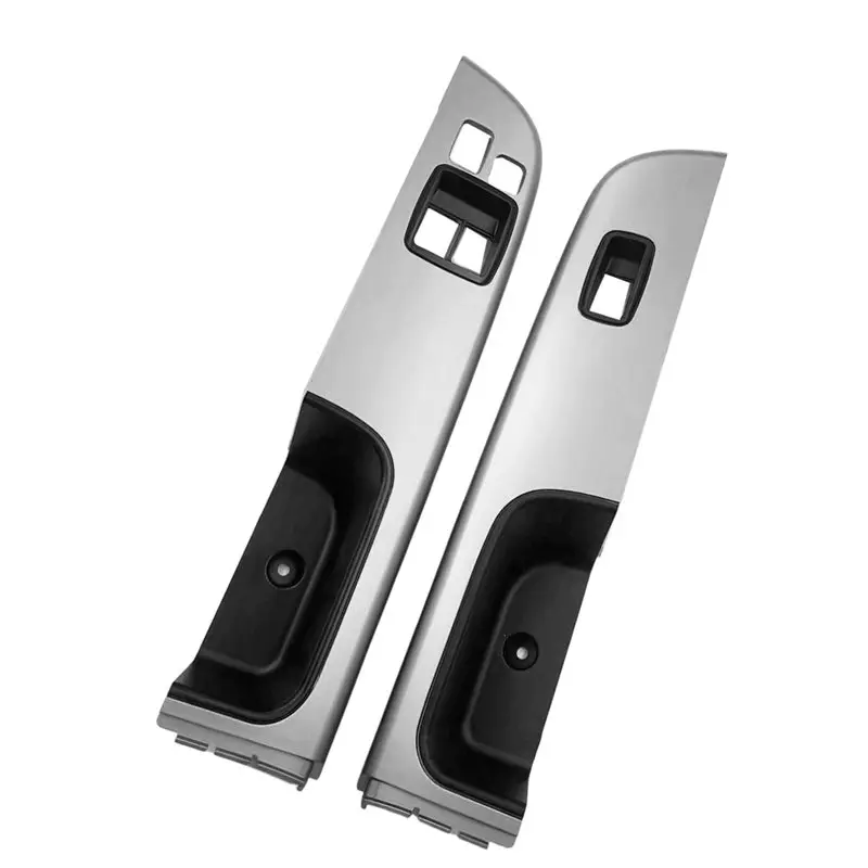 NEW HOT in Stock-Window Glass Switch Panel Door Armrest For Nissan Patrol Y61 2-Door 05-23 1 Pair 90961-VB700 90962-VB700 Silver