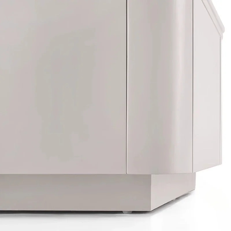 أثاث غرفة المعيشة المنزلي الشمال الحديثة بسيطة الزجاج المقسى طاولة القهوة تلفزيون خزانة طاولات القهوة الرخيصة طاولة جانبية مكتب #5