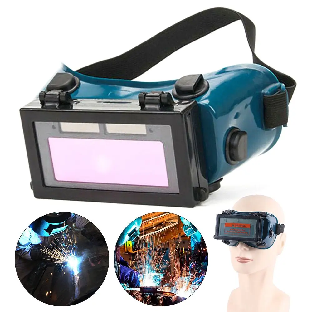 

Eye Protection LCD Welding Glasses Solar Powered Auto Darkening Eyes Goggles Anti-glare Automatic Dimming Welding Helmets