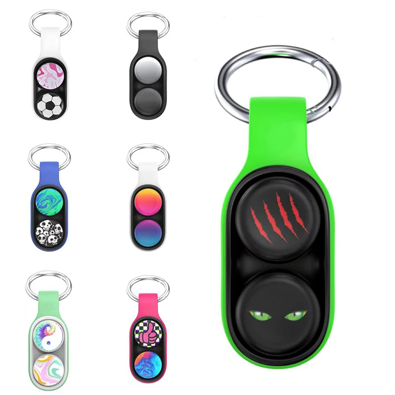 Nouvelle série de Spinner à main, jouet magnétique élastique, décompression colorée, Fidget Spinner, jouets pour adultes et enfants, cadeaux de noël