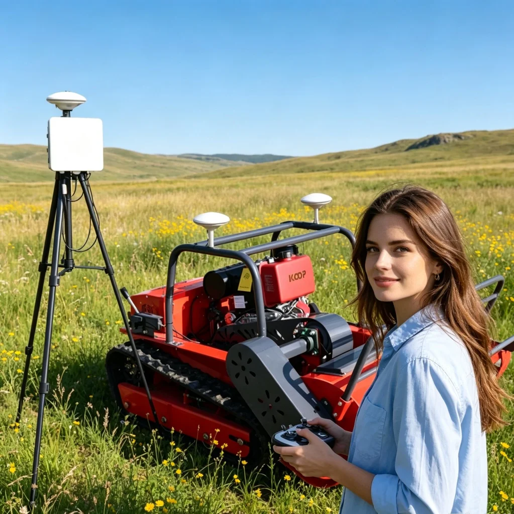 Customized Red 1000SGPS Flail Grass Shredder High‑Strength Metal Housing Grass Shredding Device for Outdoor Farm