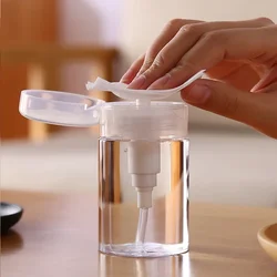 150/200/300ml Empty Press Pump Dispenser Portable Plastic Nail Polish Makeup Remover Bottle Cosmetic Container Manicure Tools