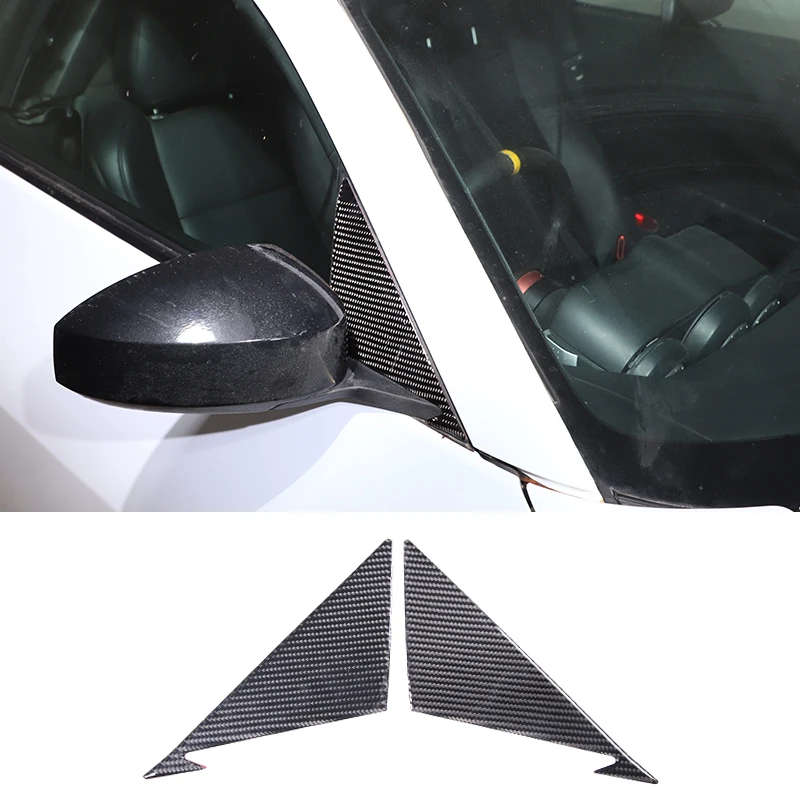 Car A-pillar Triangle Cover Trim Sticker A Pillar Triangle Panel Cover Car Accessories For Nissan 350Z Fairlady Z Z33 2003-2006 view 3