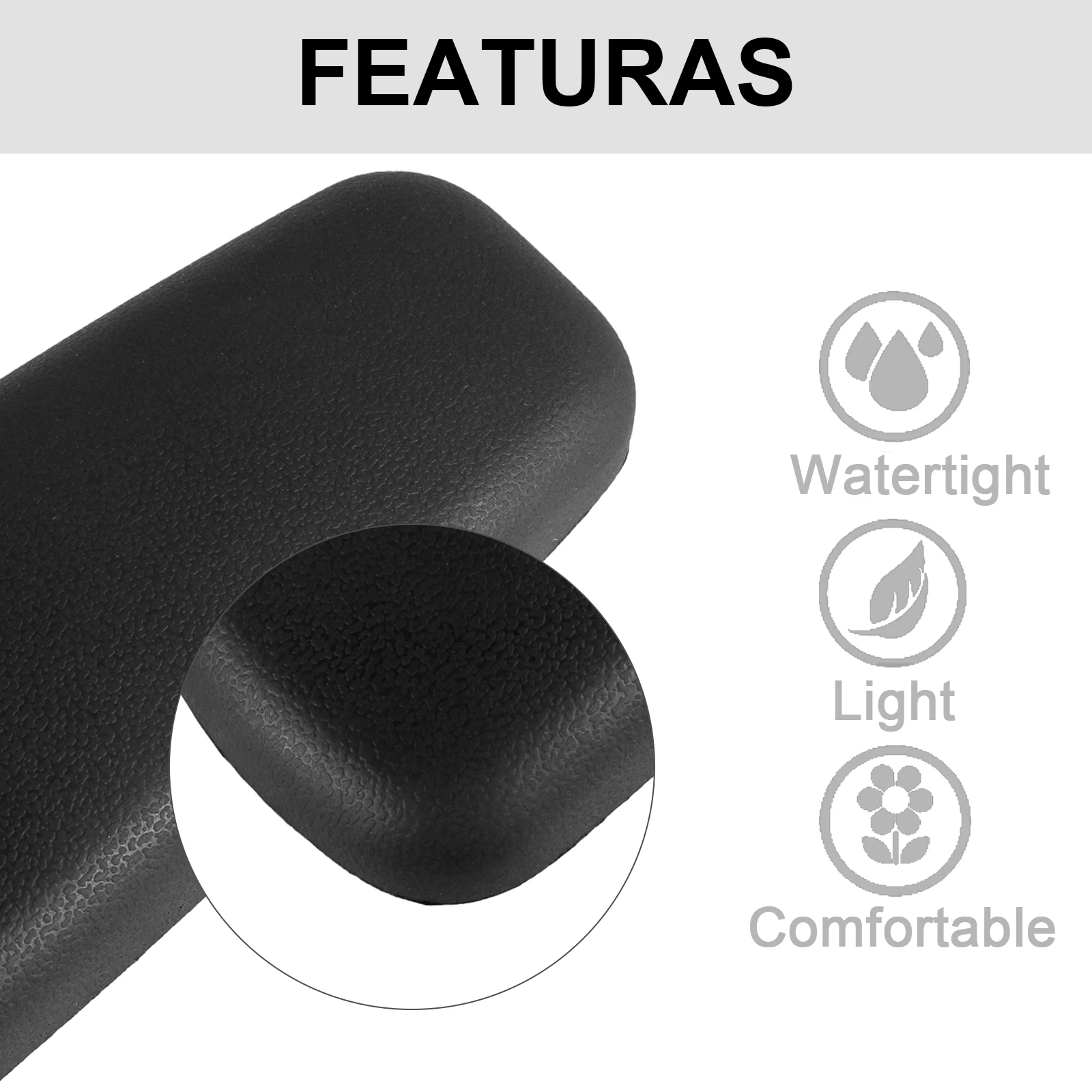 2Pcs Car Armrest Pad Soft Leather Car Knee Cushion Universal Car Door Armrest Pads Car Knee Rest Pad Interior Auto Armrest Pad