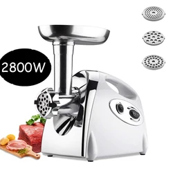 Kitchen Mincer Grinder 2800W  Electric Meat Grinder  Home Meat Mince Sausage Stuffer Food Processor Chopper Sonifer