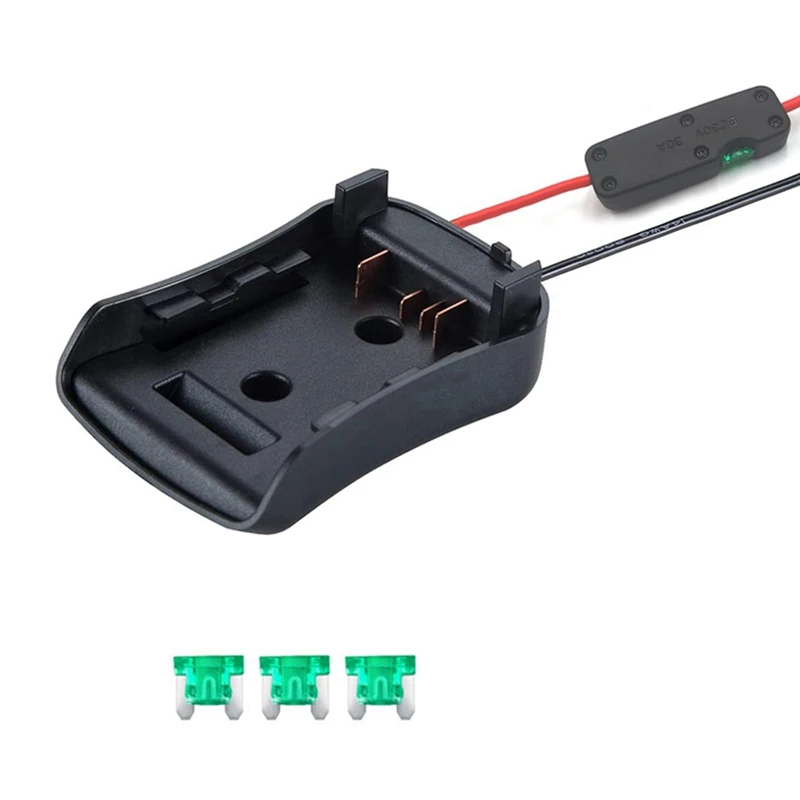 

AC51-Battery Adapter For Dewalt Battery Adapter Power Tool Battery Converter Kit With Switch Fuses & Wire Terminals