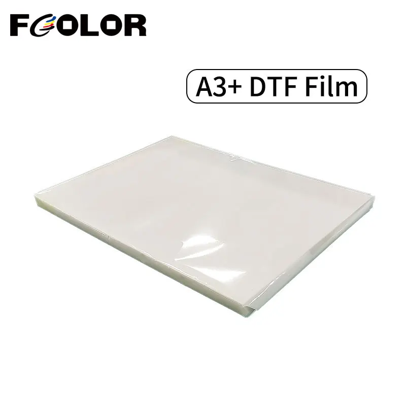 Fcolor-Película de transferencia A3 + PET para impresión de tinta DTF, 50 hojas