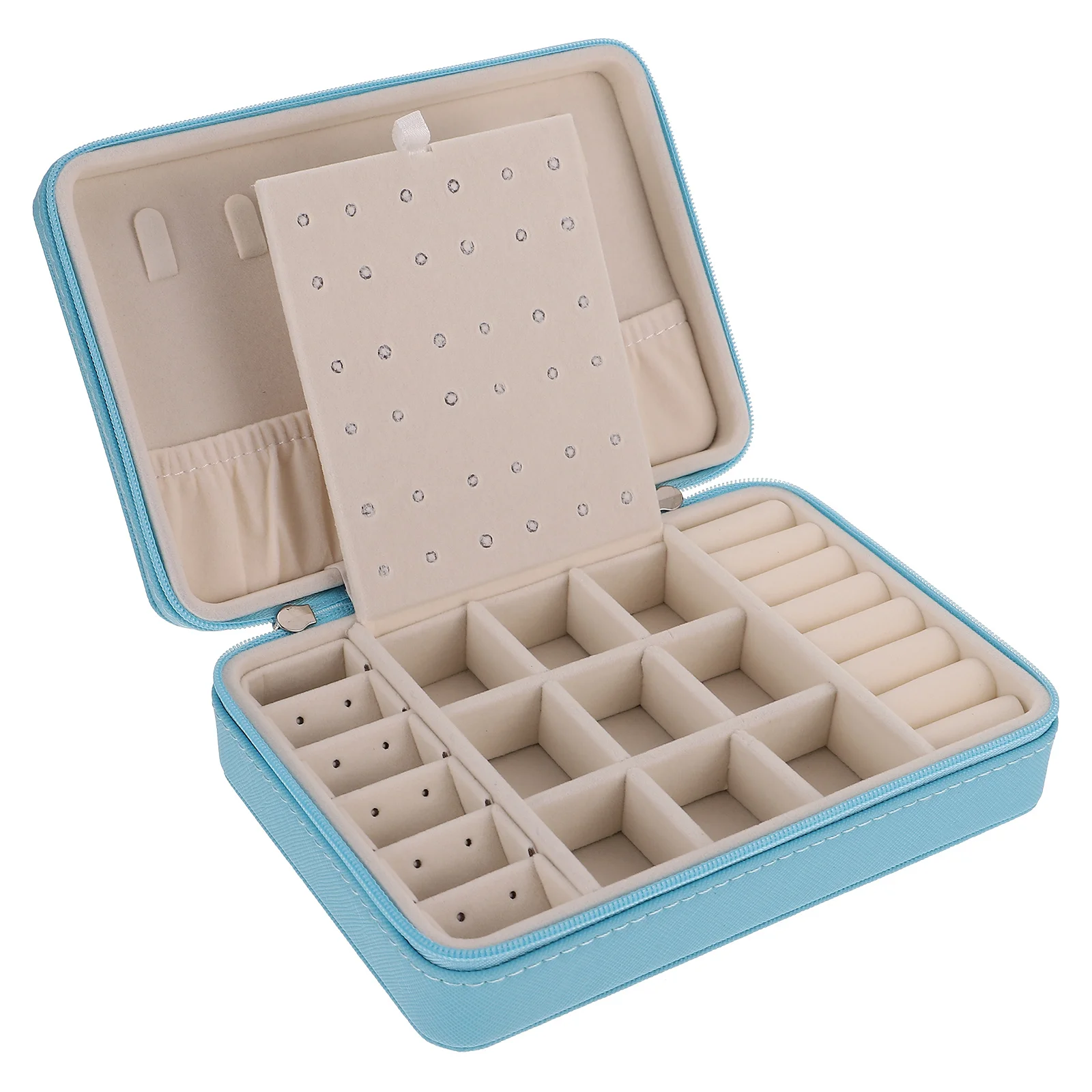 Portable Jewelry Box Organizer Storage Case Travel Jewelry Organizer Delicate Unique Design Smooth Surface Comfortable Texture