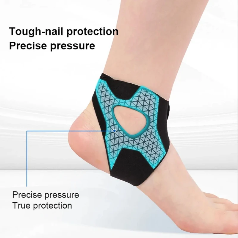 Ultra Thin Bidirectional Ankle Joint Protector Anti Sprain Foot Fixator Ankle Wrist Joint Protection Sleeve Prevent Ankle Sprain
