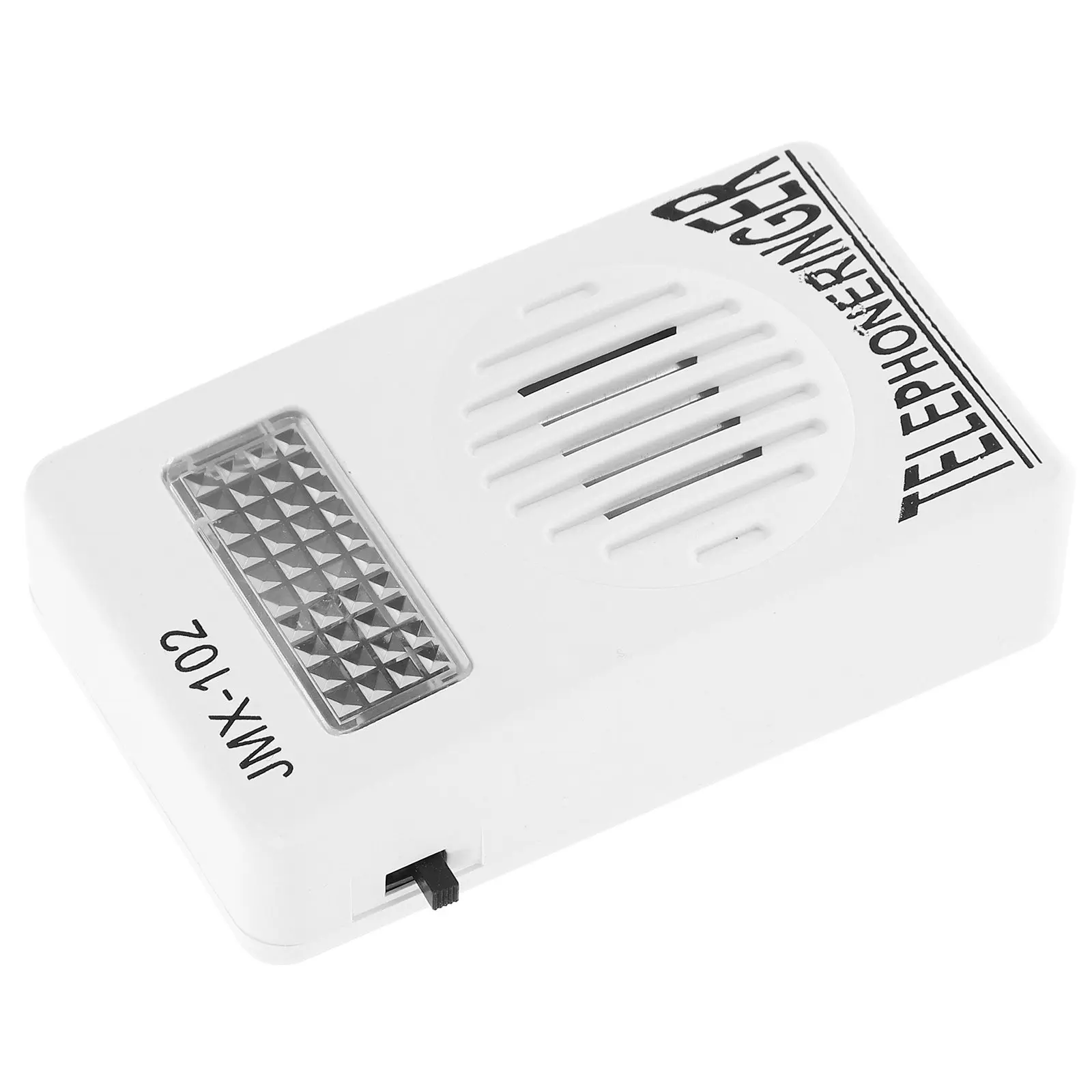 White Battery Free Landlines Telephone Ring Amplifier Phone Ring Amplifier Device Loud Volume Booster for Home Use