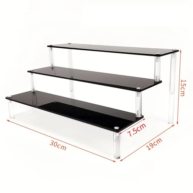 3tier 30x7.5cm black