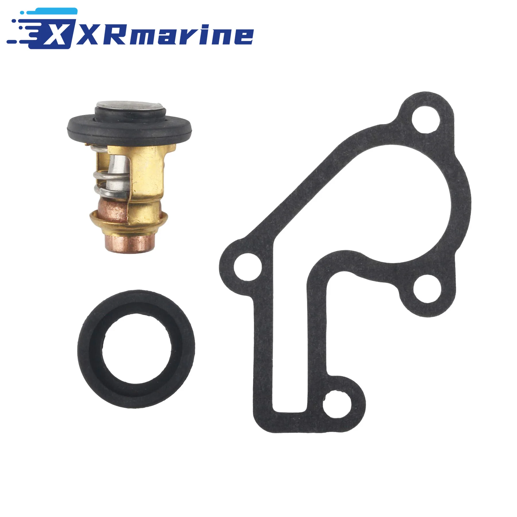 

6Э5-12411 50 ℃ 122 ℉ Термостат 6E5-12411-20 с прокладкой и уплотнением 682-12414-A1 для подвесного двигателя Yamaha 9,9 15 л.с. 9,9 MSH 15MSH 6E5-12411-30