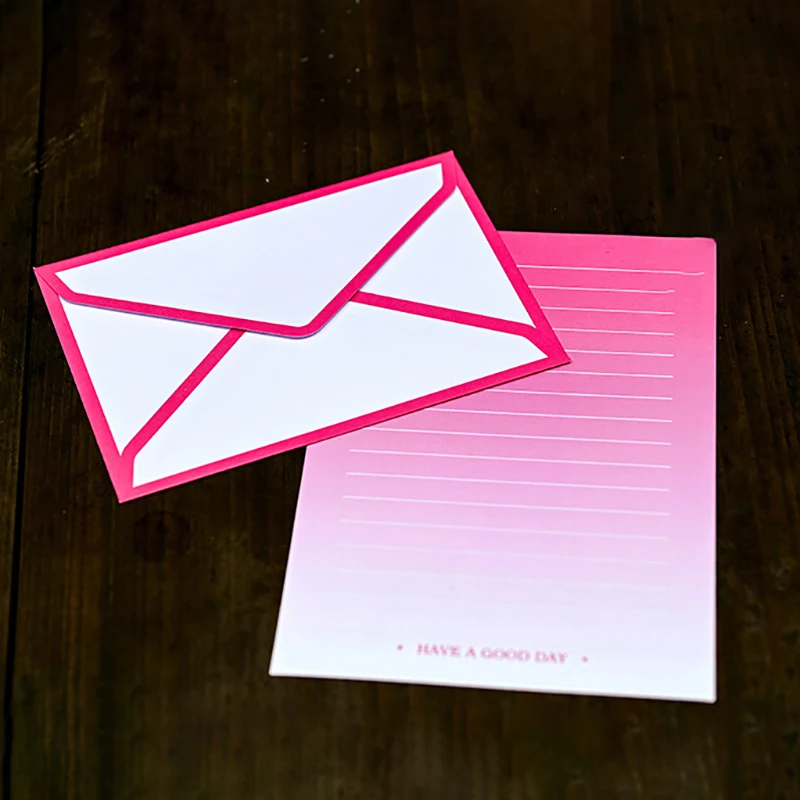 

10pcs Colored Envelope Set 120g Paper 11x16cm Wedding Invitations Business Supplie Postcard Giftbox Packaging Storage Stationery