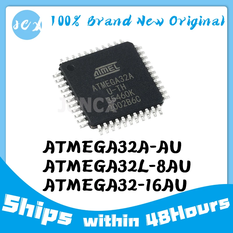 100% New ATMEGA32-16AU ATMEGA32A-AU ATMEGA32L-8AU ATMEGA32  IC CHIP MCU TQFP-44