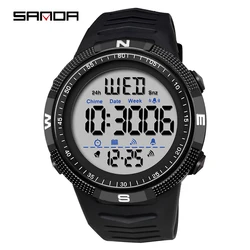 Military Sport Watch Mens Clock Fashion Digital Wristwatch Shockproof Countdown Watches Waterproof Hour Bracelet