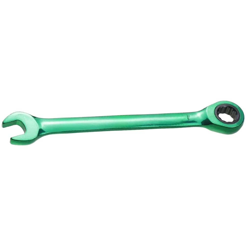 72 Tooth Dual Head Ratcheting Wrench Set For Auto Repair With Color Coded Handles In Chromium Vanadium Steel