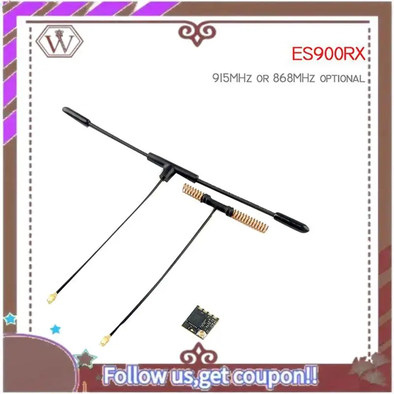 ABBG-ELRS ES900RX Receiver Module ELRS RX Long Range For RC FPV TX16S T12 T18 Drone Quadcopter 868Mhz Easy To Use