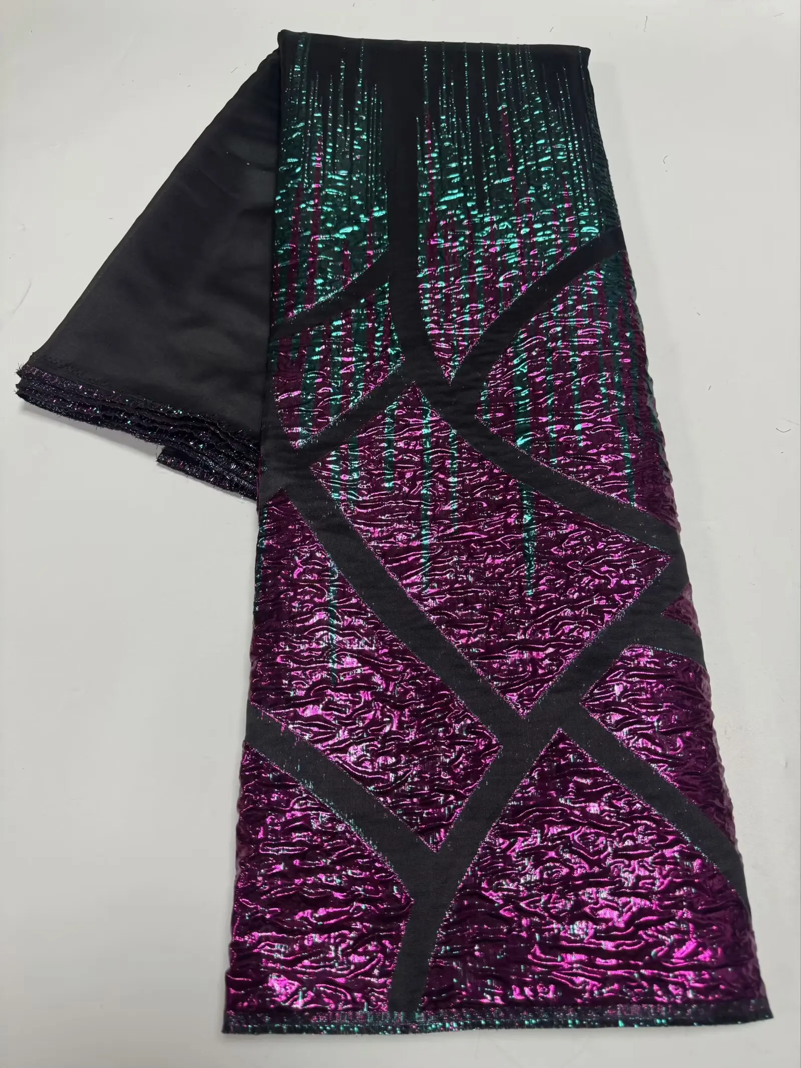 African Lace Fabric Organza French Gild Brocade Jacquard Lace Fabric For Women Wedding Party Dresses Sew-DF