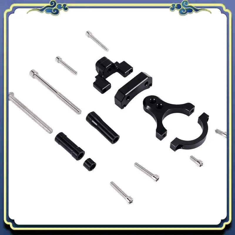 AU16-Cnc Motorcycle Damper Steering Stabilize Damper Bracket Mounting Holder Kit For  Yzf R3 Mt-03 R25