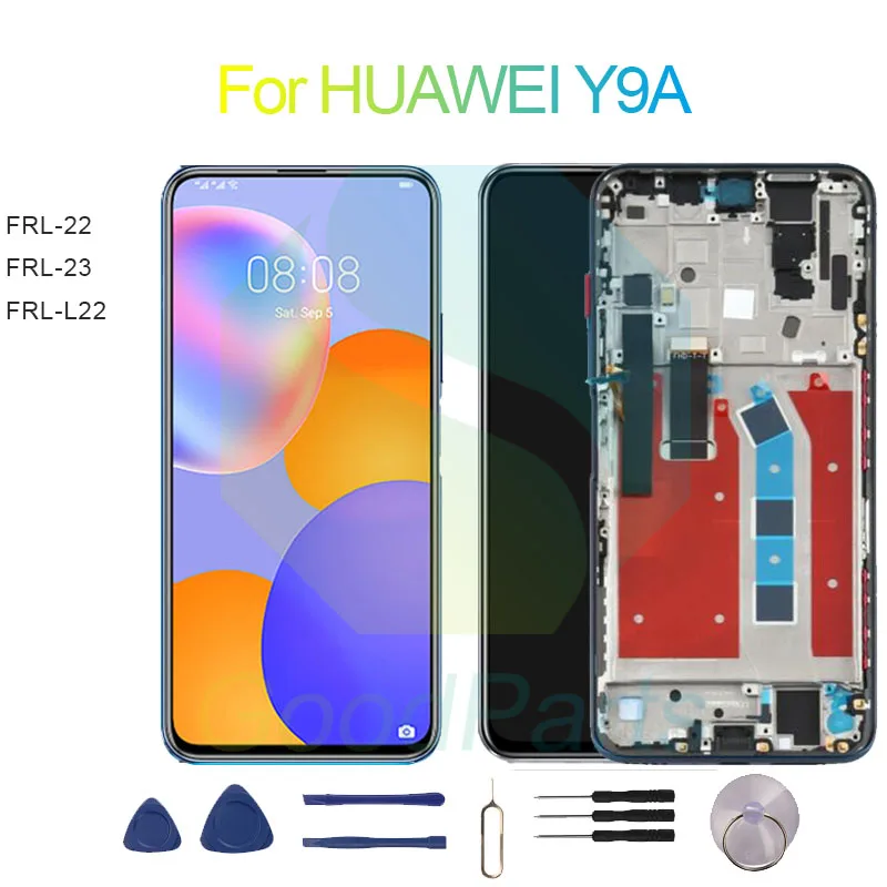 

For HUAWEI Y9A Screen Display Replacement 2400*1080 FRL-22, FRL-23, FRL-L22 Y9A LCD Touch Digitizer Assembly