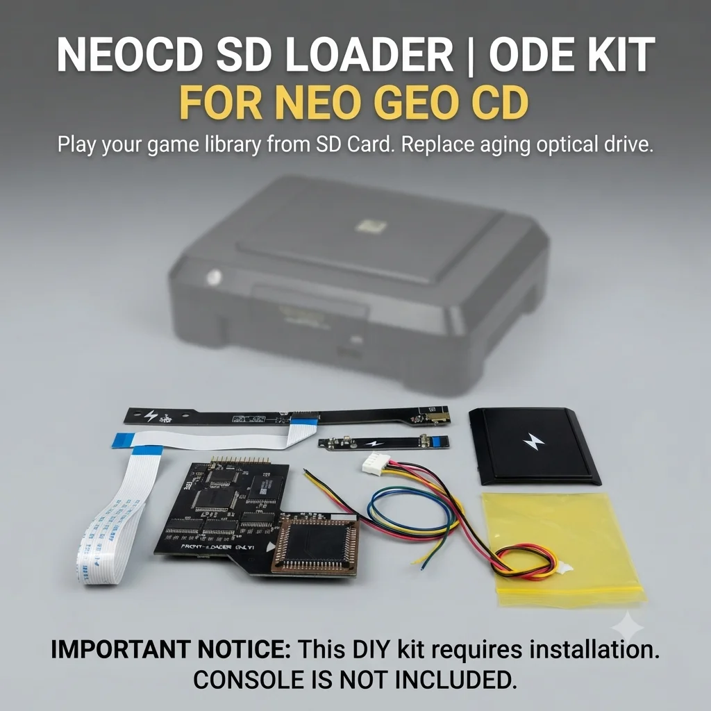 NEOCD SD LOADER - Optical Drive Emulator Kit for Neo Geo CD (Compatible with Top-Loader & Front-Loader)