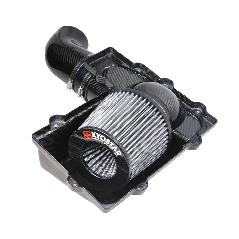 For VW Golf MK7 R GTI Audi A3/S3 8V TT 2.0T Leon Cupra 5F High Performance Carbon Fiber Cold Car Air Intake System Kit