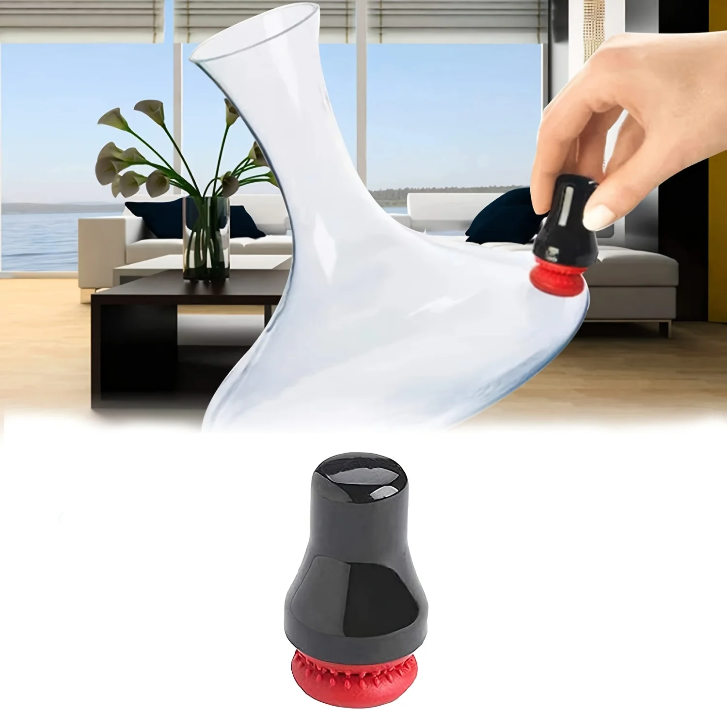 1pc Silicone Magnetic Cleaning Brush Uncharged Long Scrubber for Glass Narguile Accessories Durable Plastic Material