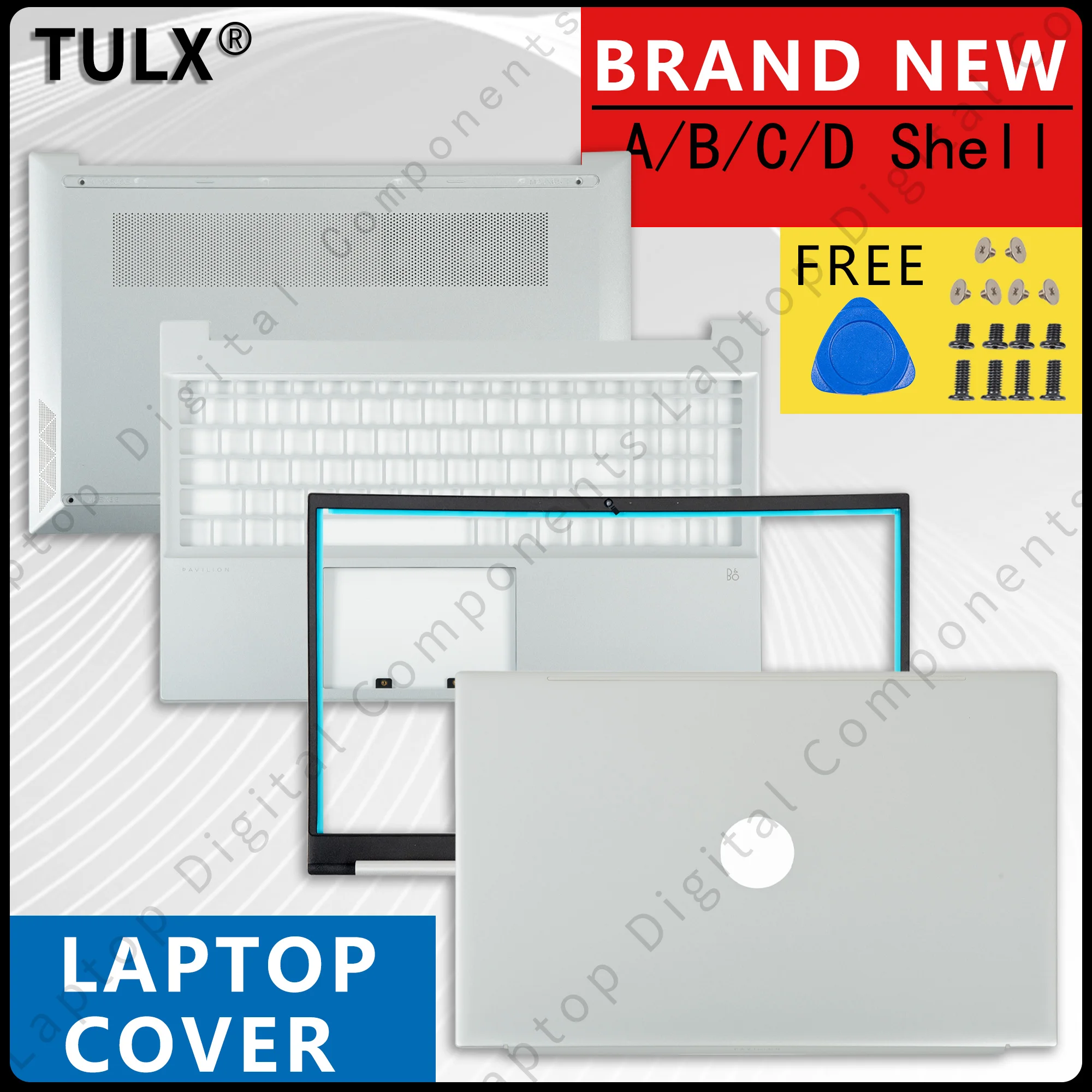 

Для HP Pavilion 15-EG 15-EH 15Z-EH TPN-Q245 Q246 Экран ноутбука Задняя крышка Верхний корпус Передняя рамка Рамка Петли Упор для рук Нижний корпус
