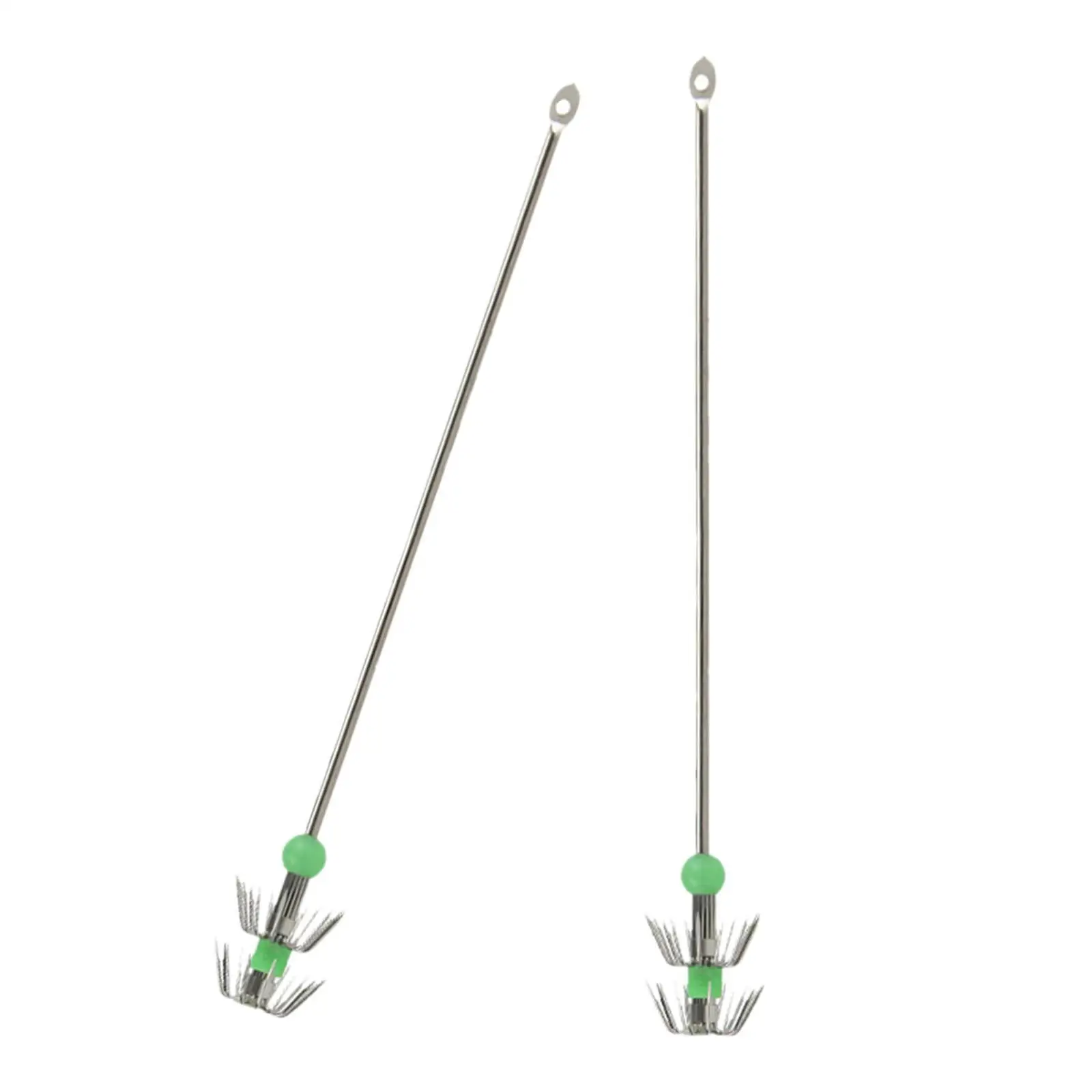 2 sztuki haczyków wędkarskich do kałamarnic ze stali nierdzewnej