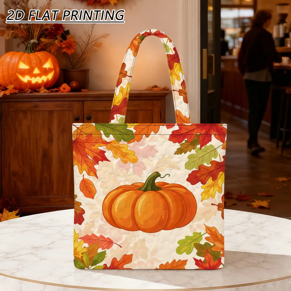 1pc  Quilted Women'S Shoulder Bag, Soft Strap, Fine Craft For Weekend Shopping, Halloween Fun