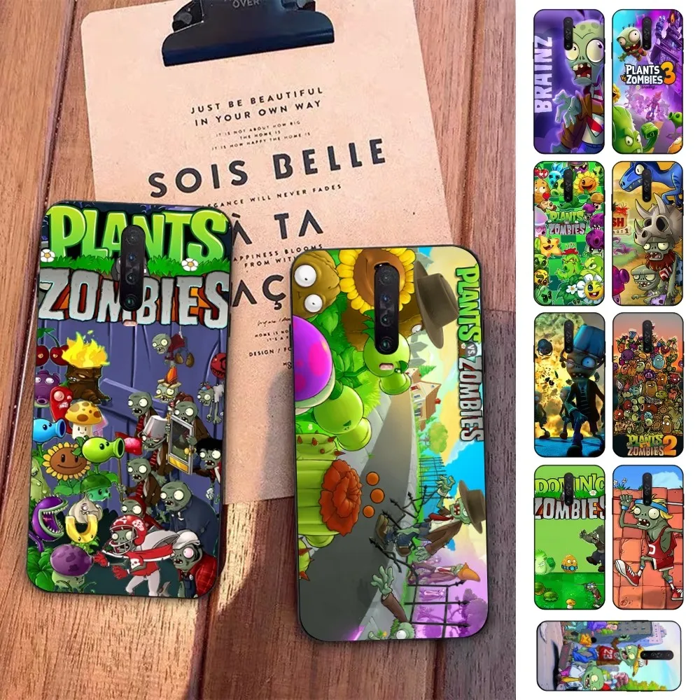 Plants vs Game Z-Zombies Phone Case For Redmi 5 6 7 8 9 10 plus pro 6 7 8 9 A GO K20 K30 K40 pro plus F3 Fundas