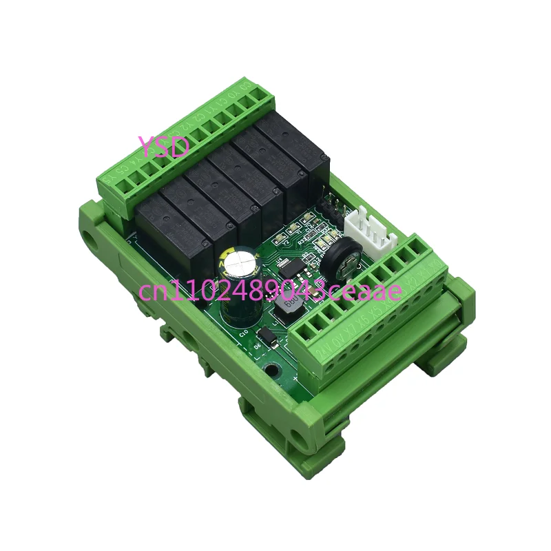 Mini FX2N PLC Controller 6/10/14/20 Points MR MT Type DC24V Analog Input DIN Rail Fixed Pluggable Terminal Base Plate