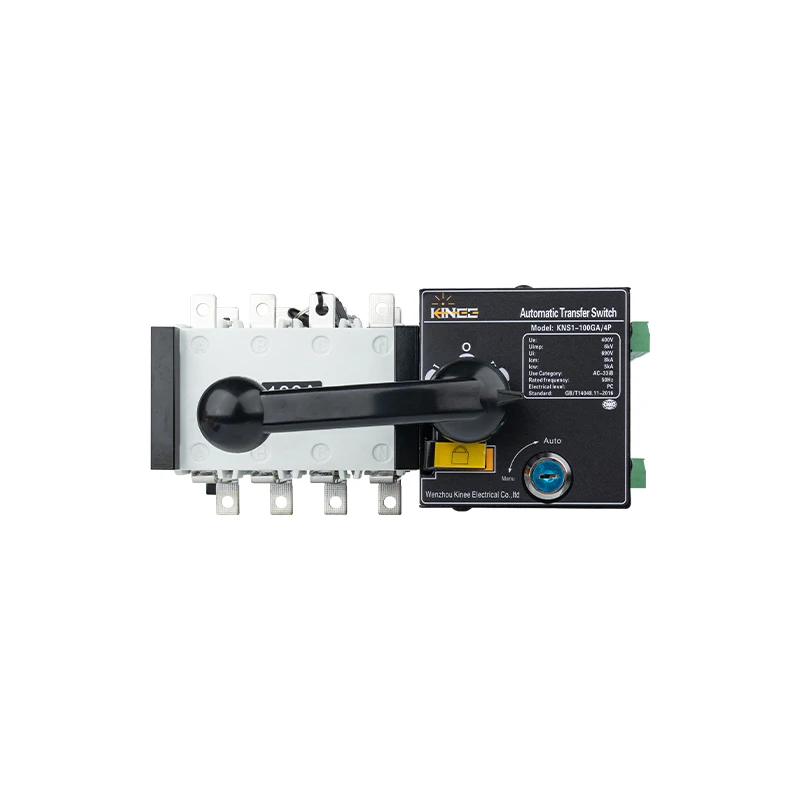 3 Phase 100A Dual Power Automatic Transfer Switch 110V 220V ATS Changeover Controller for Generator System