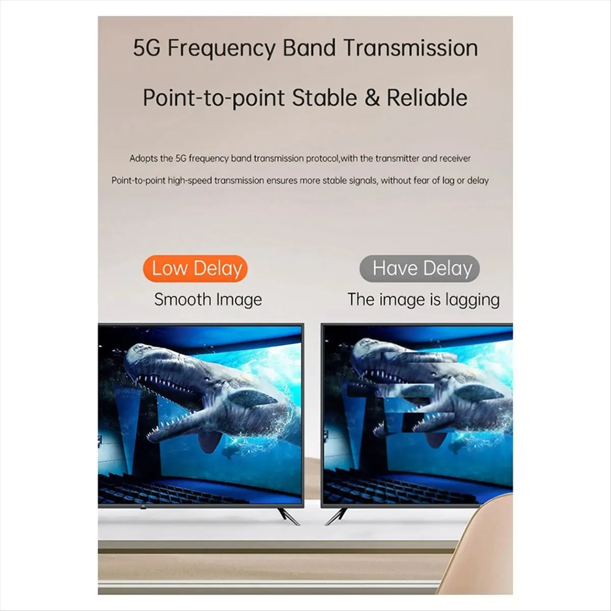 

-Совместимый беспроводной видеопередатчик, приемник, комплект ТВ-адаптера для камеры ПК, ноутбука, монитора проектора, телевизора