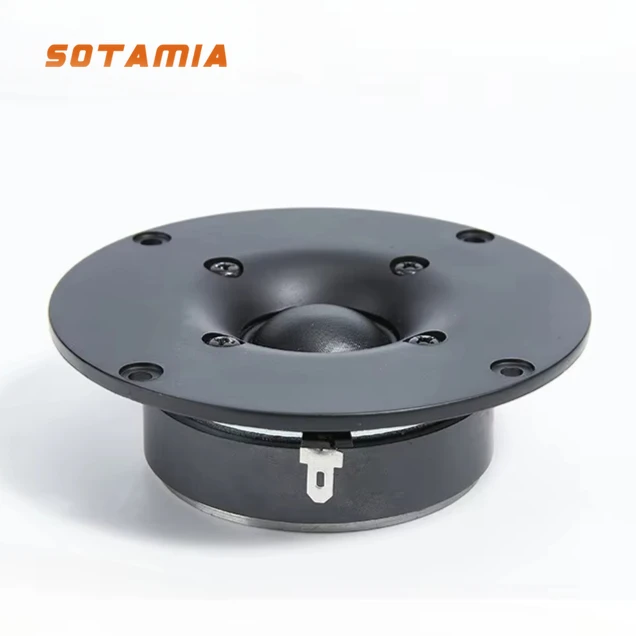 SOTAMIA 1Pcs 4 Inch Tweeter Audio Speaker 8 Ohm 60W HIFI Speaker Silk Film Dome Treble LoudSpeaker Horn Sound Music Home Theater