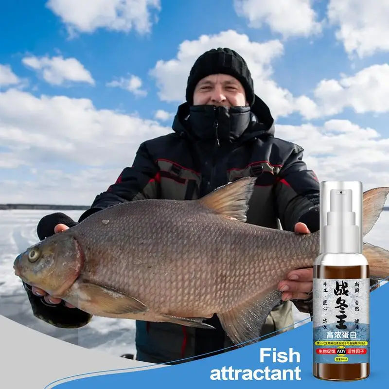 

Fishing Bait Attractant 50ml Strong Flavor Fish Attractant Long Lasting Fish Bait Attractant Baits & Attractants For Family