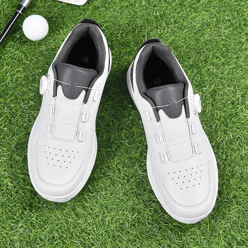 Professional Golf Shoes For Men Women Anti Slip Athletic Shoes Unisex Comfortable Golf Training Shoe Quick Lacing Sport Sho