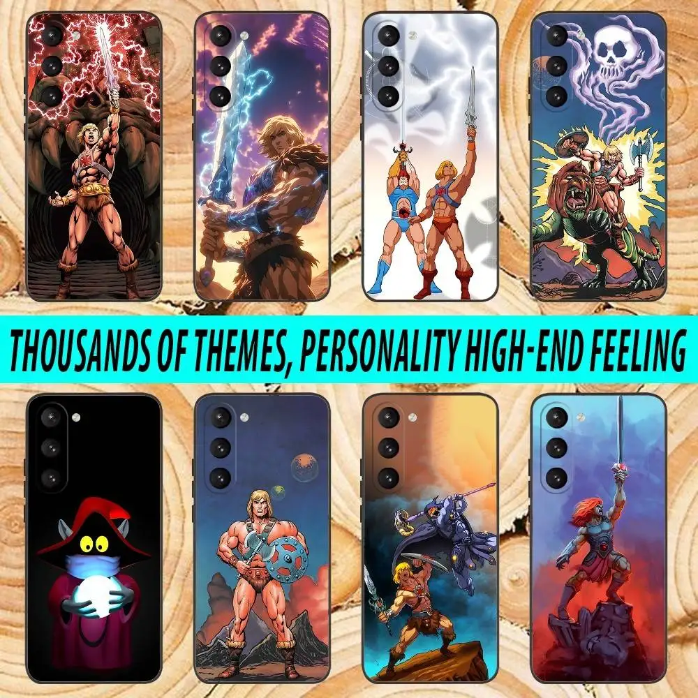 

H-He Mans Phone Case For Samsung Galaxy A 91,80,73,72,71,53,52,51,22,5G Soft Black Cover