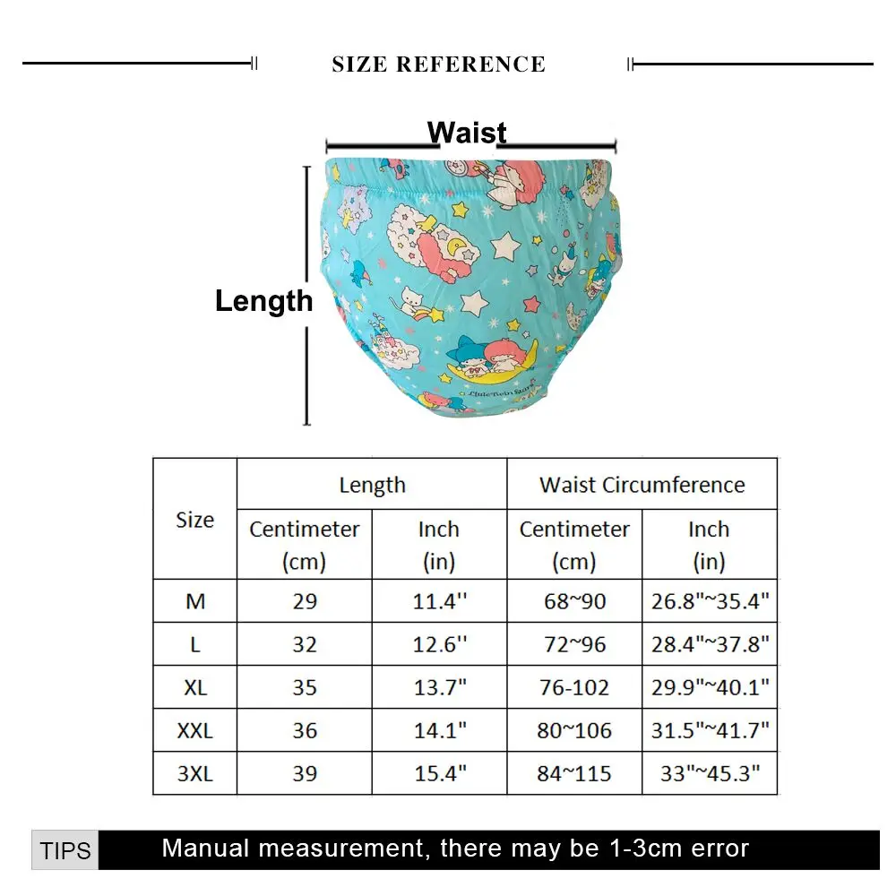 2 Packs Adult Baby ABDL Diaper Incontinence Overnight Comfort Absorbency Underwear Training Pants