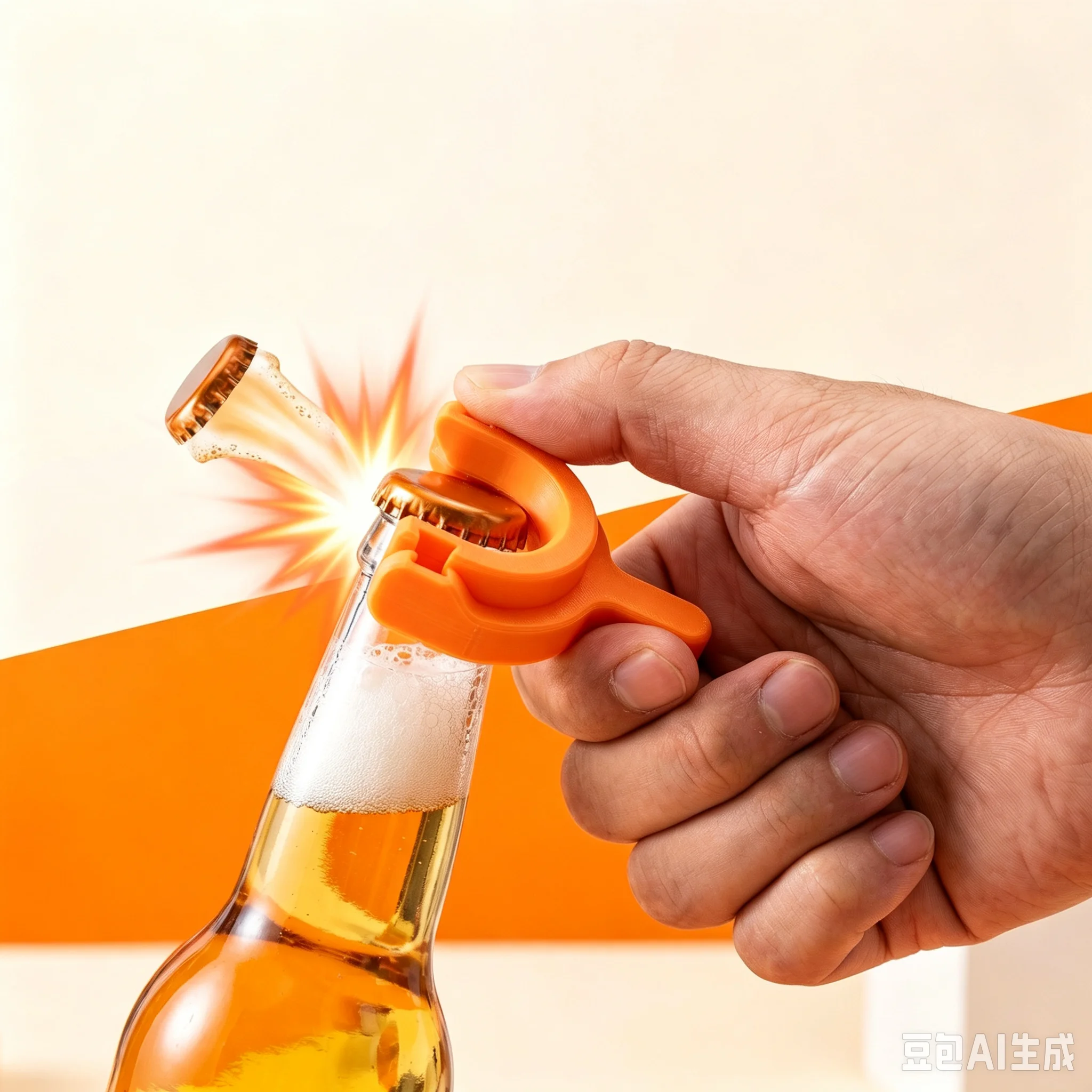 1PC Cap Gun Bottle Opener Creative Flying Cap Launcher Durable Portable Beer Soda Bottle Opener Universal Party Bar Kitchen Tool
