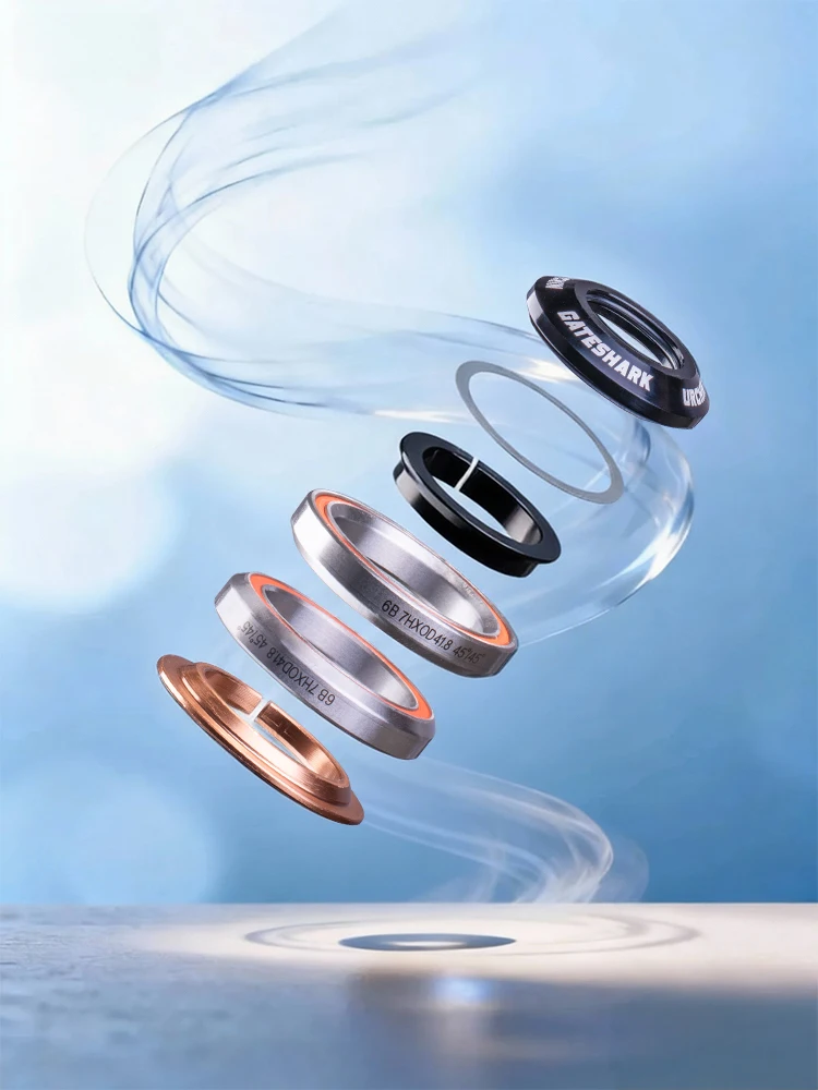 AliExpress NONE Gateshark GS-U-I1C  1" Fork Stem Integrated Conversion Threadless Headset for 1-1/8" Head Tube of Racing BMX Bicycle Accessories