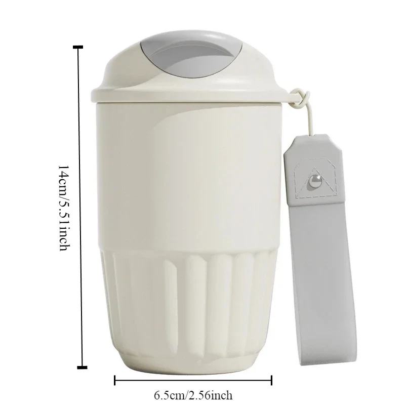 410ml Double Liner thermal mug Anti-fall Stainless Steel Vacuum Insulated Travel Cup Thermal glass for coffee