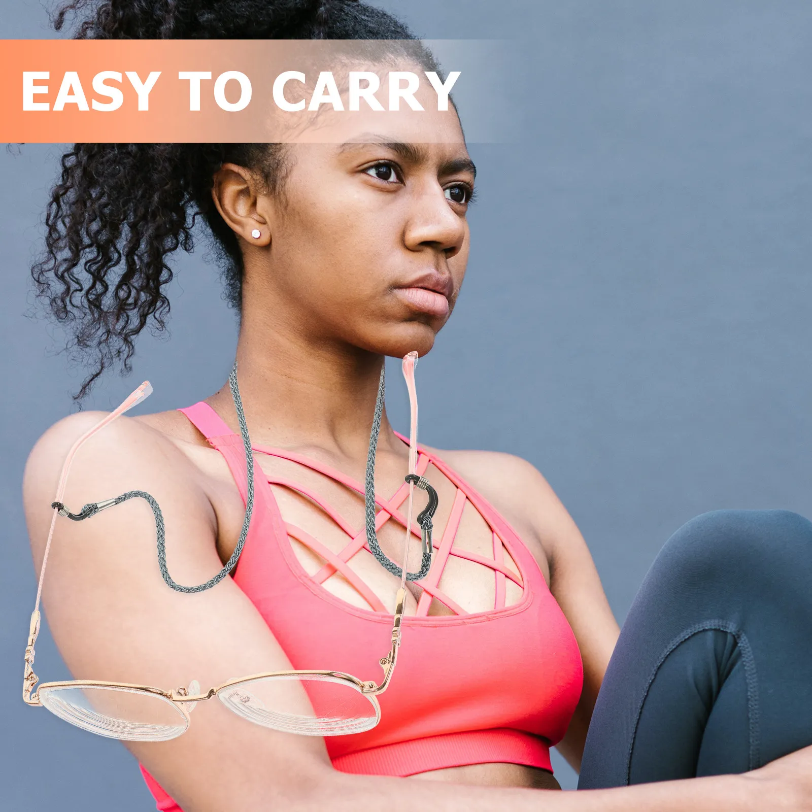 

12Pcs Glasses Cords Eyeglasses Chains Anti-Slip Secure Fit Straps for Running Hiking Cycling Sports Prevent Fall Damage