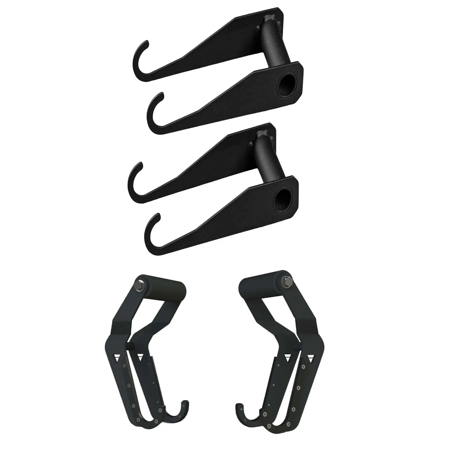 Durable Dumbbell Hooks Handles Exercise Machine Attachments Parts Kettlebell Grip for Workout Gym Fitness Bodybuilding