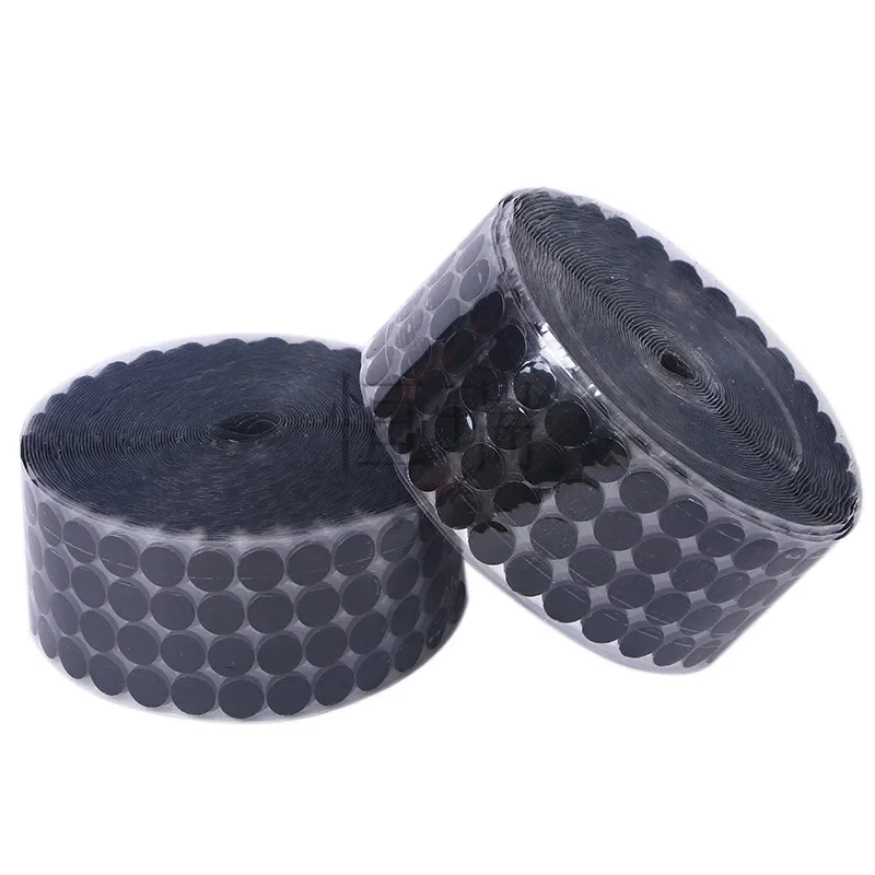 

18000pairs Stickers Adhesive Fastener Tape Dots 10mm White Black Transparent Strong Glue Dot Sticker Waterproof Hook Loop Tape