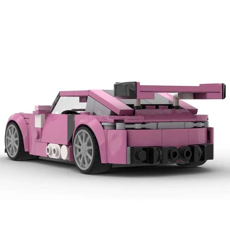 Moc Building Blocks 911 'Roxy' แรงบันดาลใจ Speed Champions รถยนต์อิฐ DIY Assembly Super กีฬารถยนต์ของเล่นวันหยุดของขวัญ