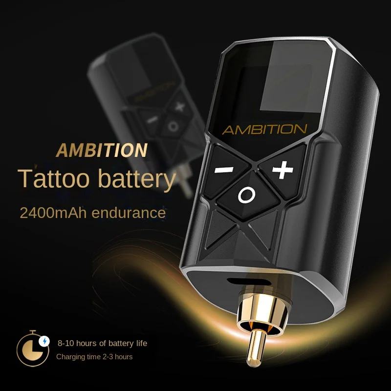 Tattoo Machine Mini Power Tattoo Pen Mobile/Portable Rechargeable Large Capacity RCA Wireless Battery Tattoo Material