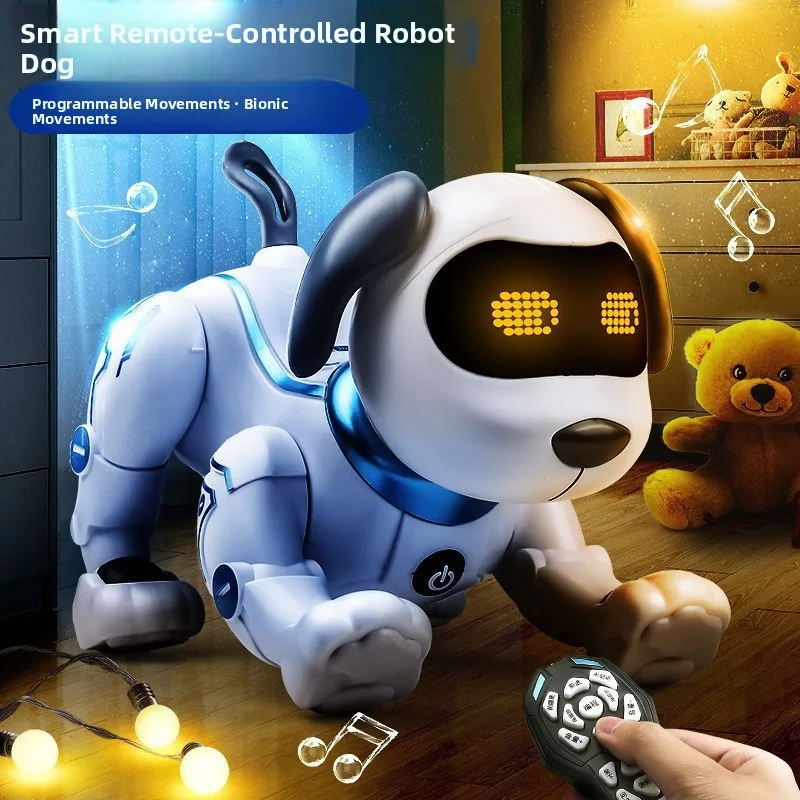 

nt Robot Dog Toy for Boys And Girls Remote Controlled Eonal Toys Fun Early Learning Mind Training