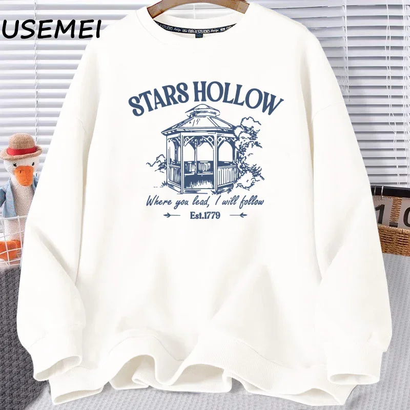 Stars Hollow Where You Lead I Will Follow Halloween Sweatshirts Dragonfly Gilmore-Girls Autumn Festival Hoodies Woman Clothing