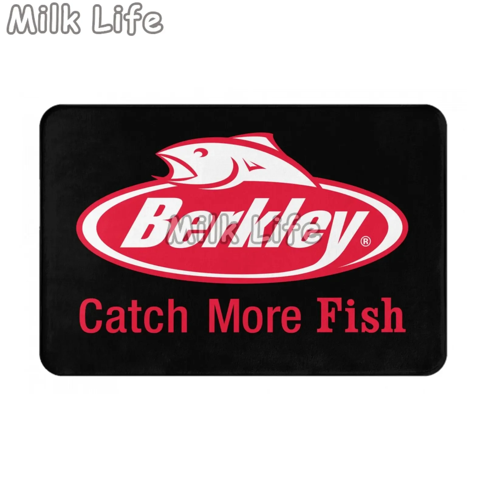 Berkley Catch More Fish Doormat Living Room Mat Camping Balcony Carpet Entrance Door Rug Indoor Decorative